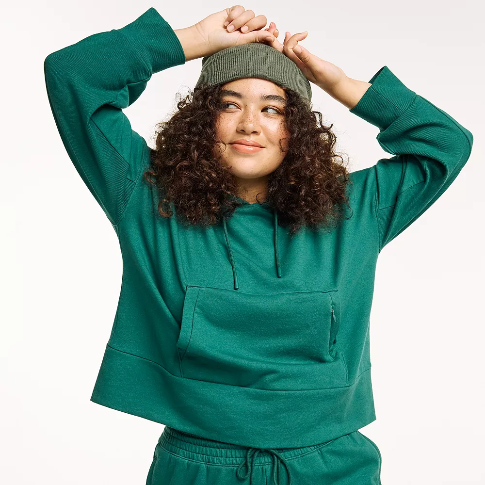 Women's FLX Embrace French Terry Popover Hoodie - Image 5