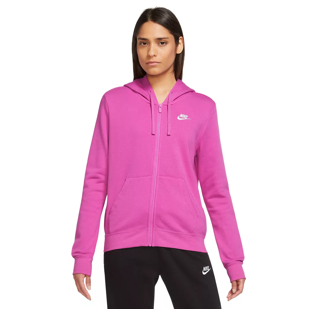 Women's Nike Sportswear Club Fleece Full-Zip Hoodie - Image 6