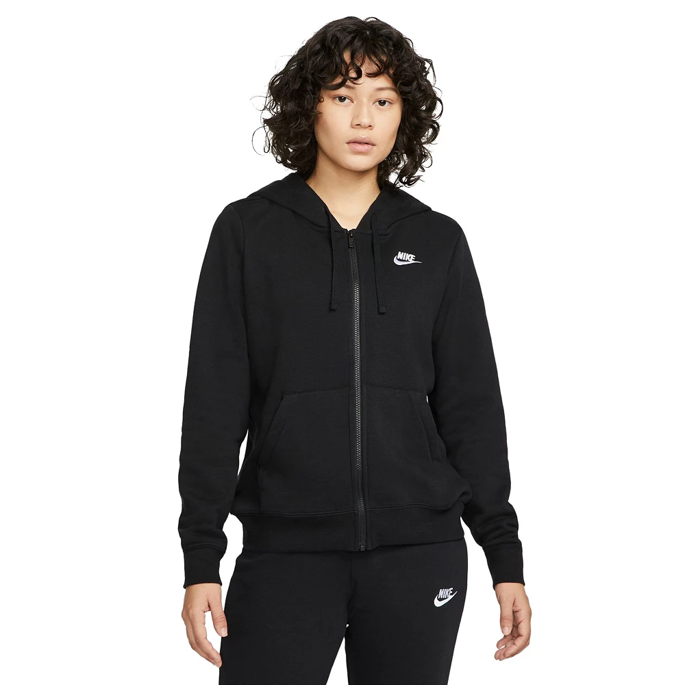 Women's Nike Sportswear Club Fleece Full-Zip Hoodie - Image 2
