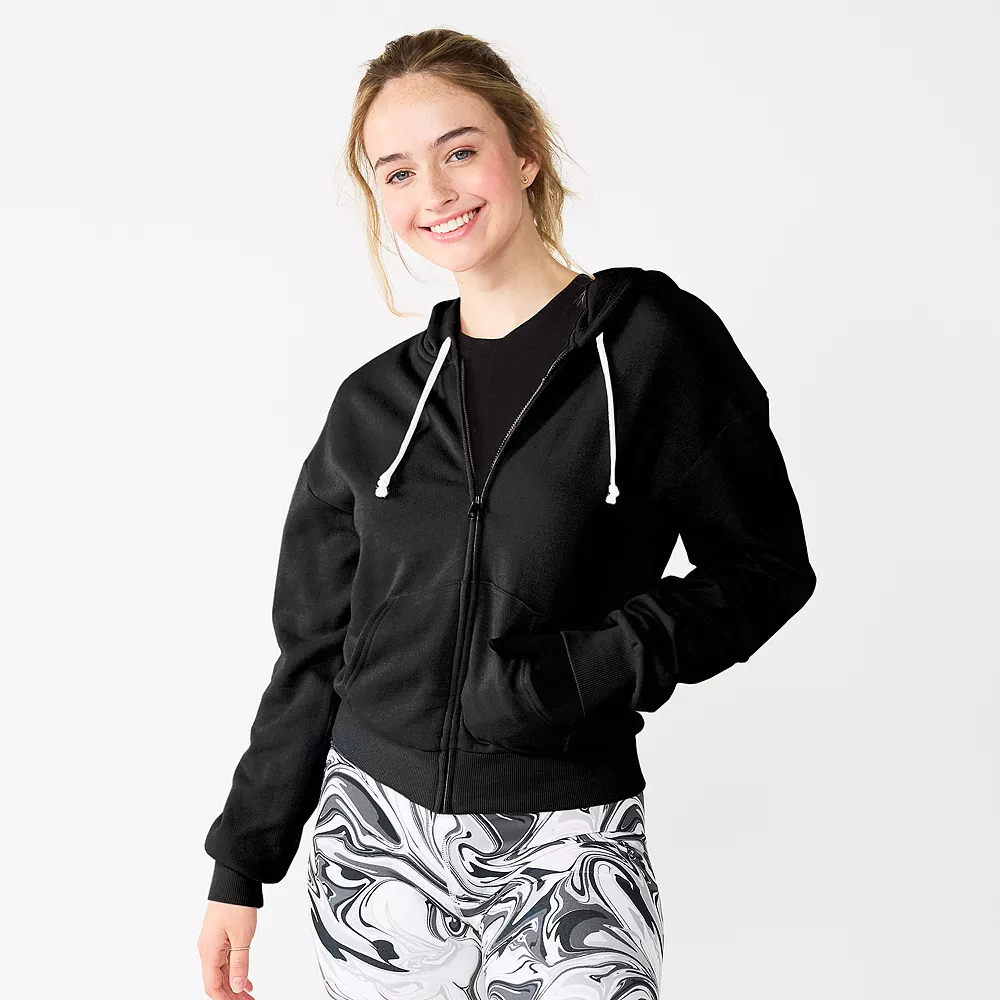 Juniors' SO® Favorite Long Sleeve Zip-Up Hoodie - Image 5