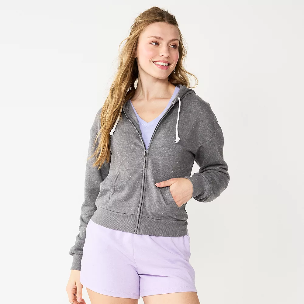 Juniors' SO® Favorite Long Sleeve Zip-Up Hoodie - Image 8