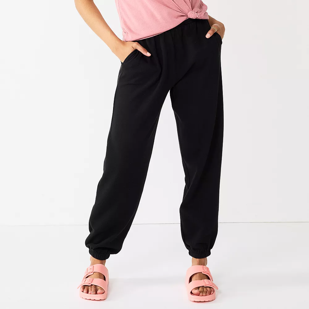 Juniors' SO® Oversized High-Rise Boyfriend Joggers - Image 3