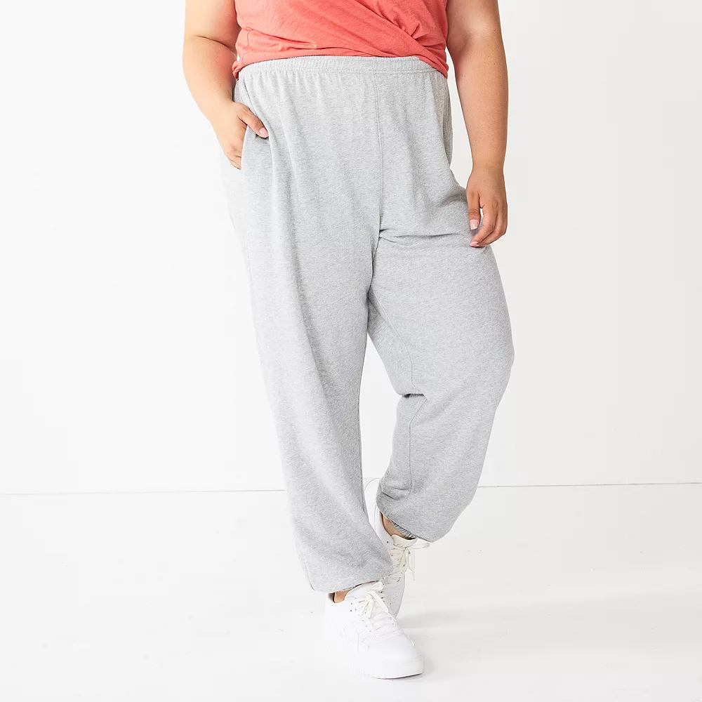 Juniors' Plus Size SO® Oversized High-Rise Boyfriend Joggers - Image 2