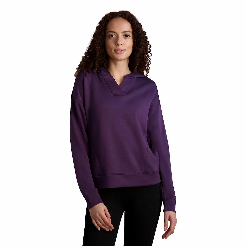 Women's Gaiam Hudson V-Neck Hoodie - Image 4