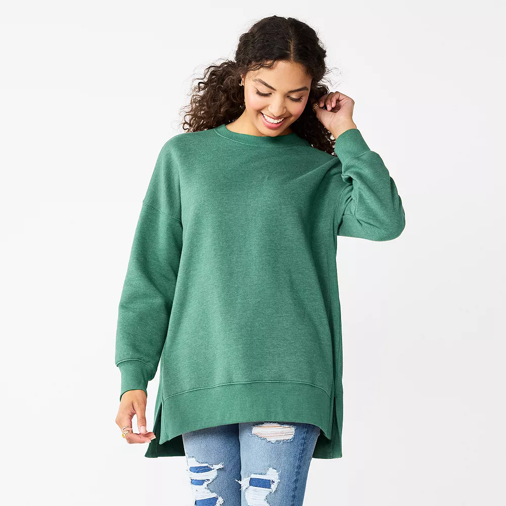 Juniors' SO® Oversized Weekend Tunic Pullover - Image 9