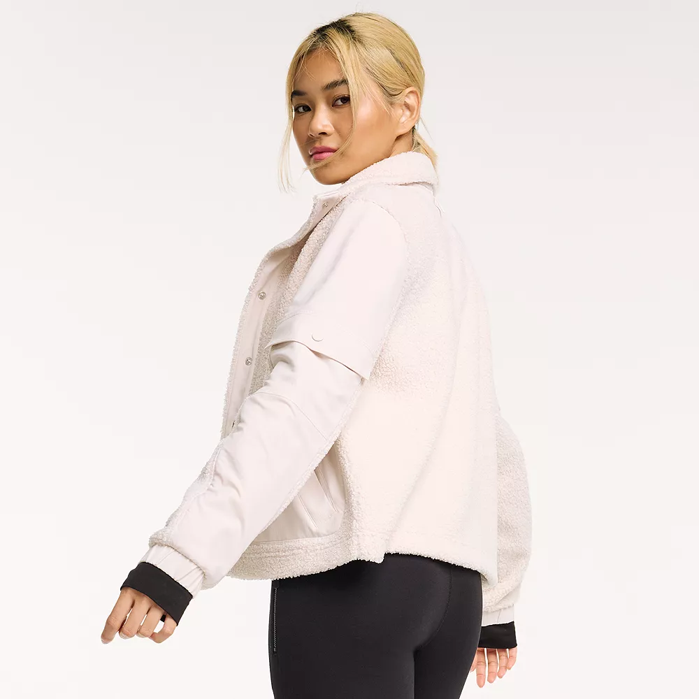 Women's FLX Boucle Mixed-Media Jacket 7 Women's FLX Boucle Mixed-Media Jacket - Image 7