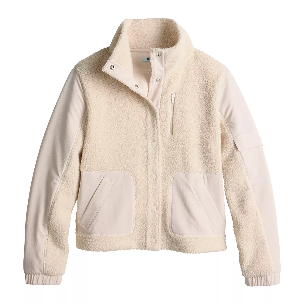 Women's FLX Boucle Mixed-Media Jacket 8 Women's FLX Boucle Mixed-Media Jacket - Image 8