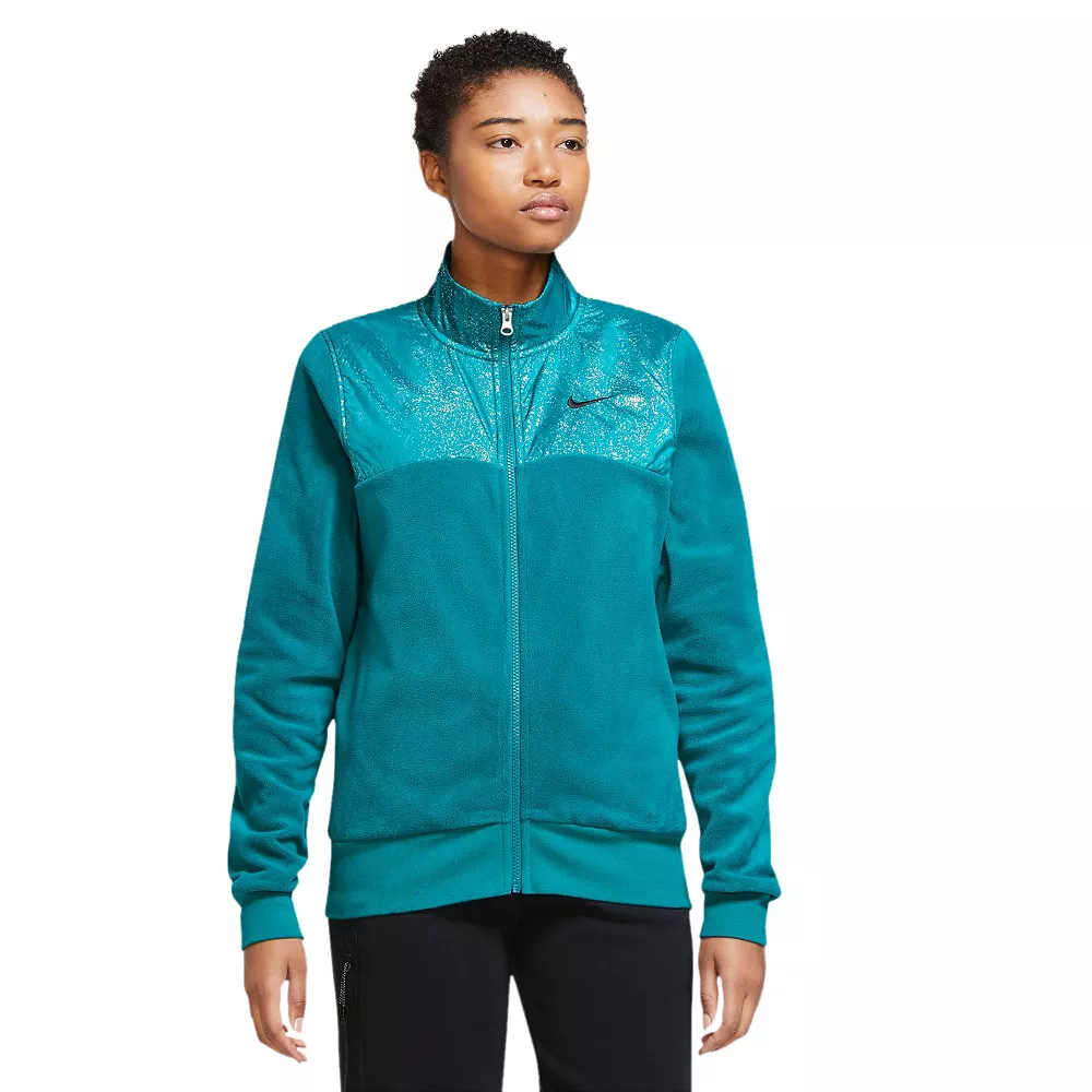 Women's Nike Sportswear Stardust Plush Track Jacket - Image 3