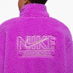 Women's Nike Sportswear Swoosh Plush Jacket 9 Women's Nike Sportswear Swoosh Plush Jacket -Vans Shop 5675709 ALT2
