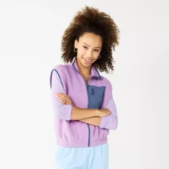 Juniors' SO® Sherpa Vest -Vans Shop 5675921 Grape Frosting