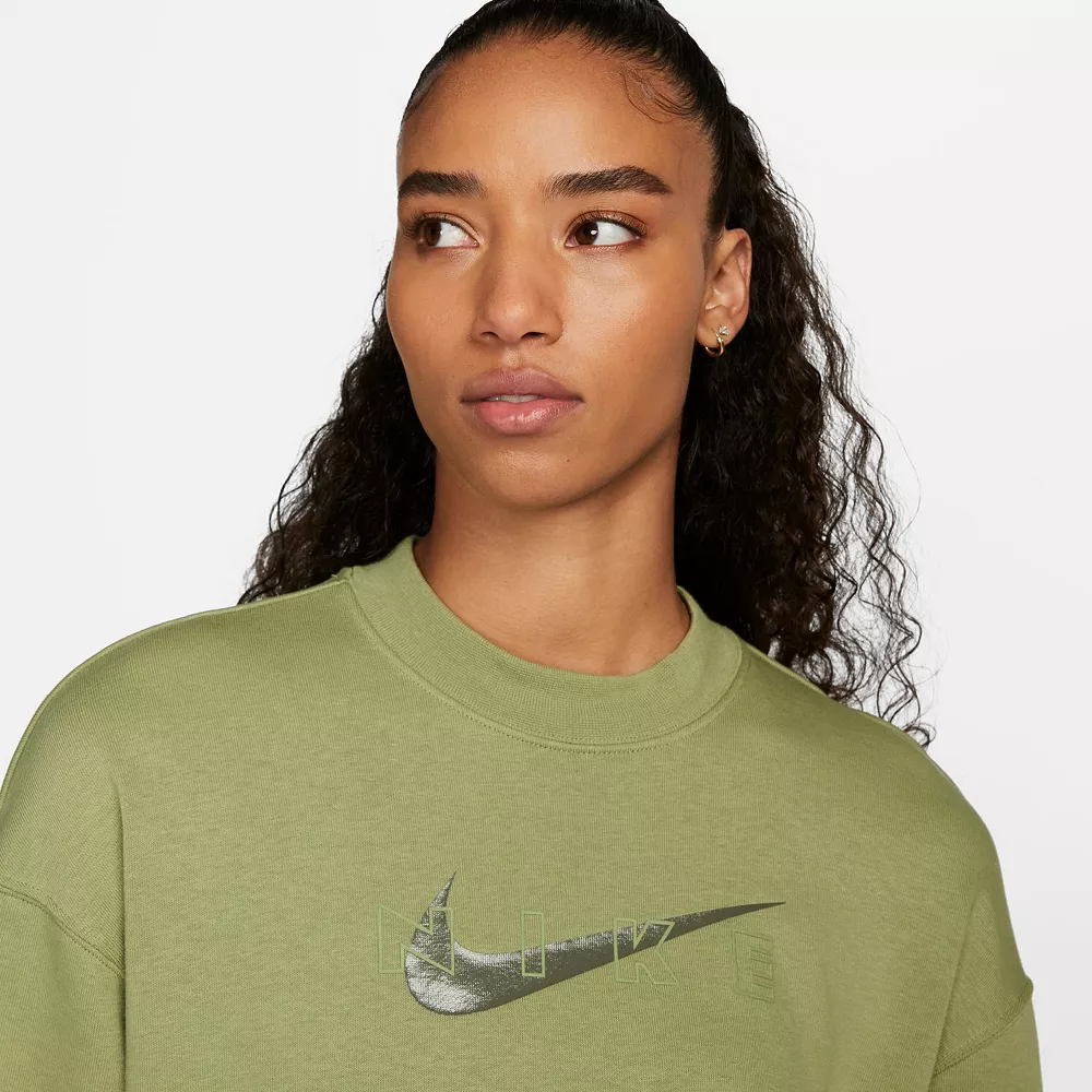 Women's Nike Dri-FIT Get Fit Graphic Training Sweatshirt - Image 7