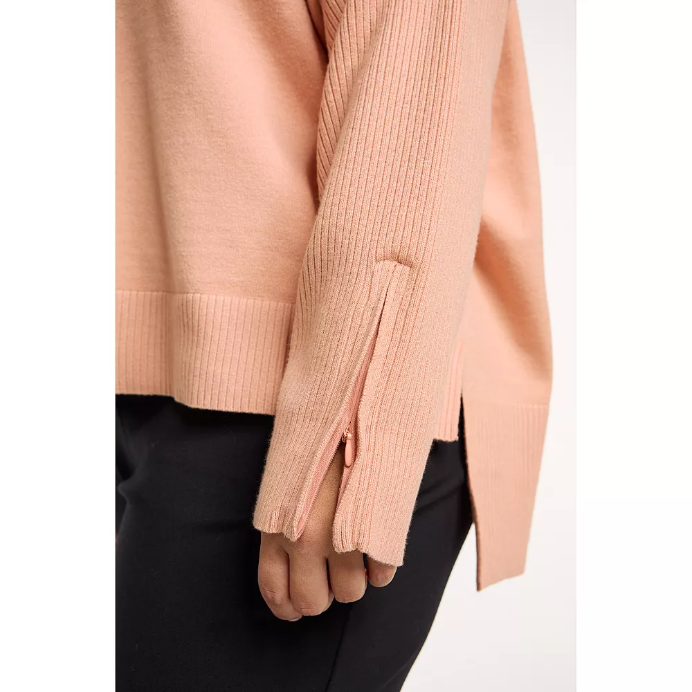 Plus Size FLX Hooded High-Low Sweater - Image 7