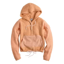 Women's FLX Hooded Half-Zip Mixed-Media Pullover 9 Women's FLX Hooded Half-Zip Mixed-Media Pullover -Vans Shop 5687132 ALT2