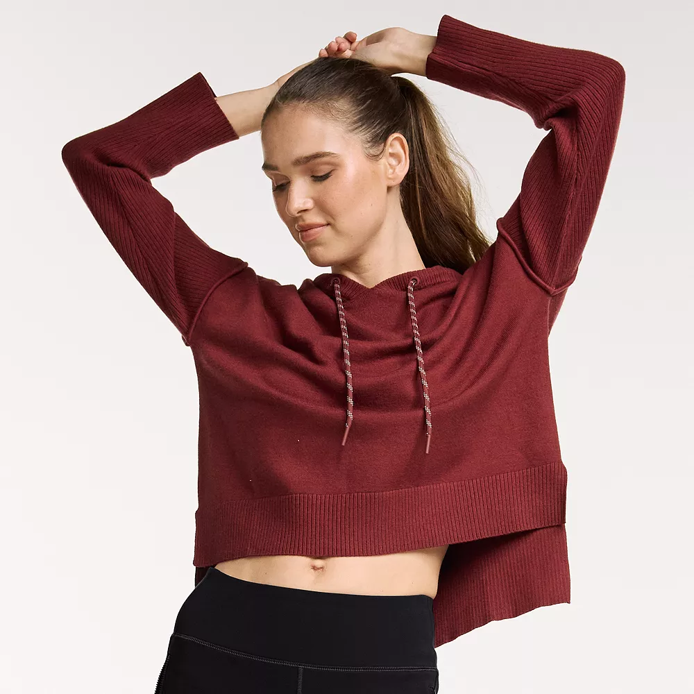 Women's FLX Hooded High-Low Sweater 2 Women's FLX Hooded High-Low Sweater - Image 2