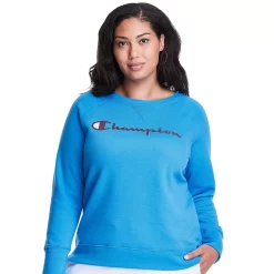 Plus Size Champion® Powerblend Graphic Fleece Sweatshirt -Vans Shop 5720804 Balboa Blue