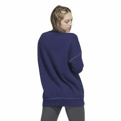 Women's adidas Sportswear Graphic Oversized Fleece Crewneck 12 Women's adidas Sportswear Graphic Oversized Fleece Crewneck -Vans Shop 5770383 ALT