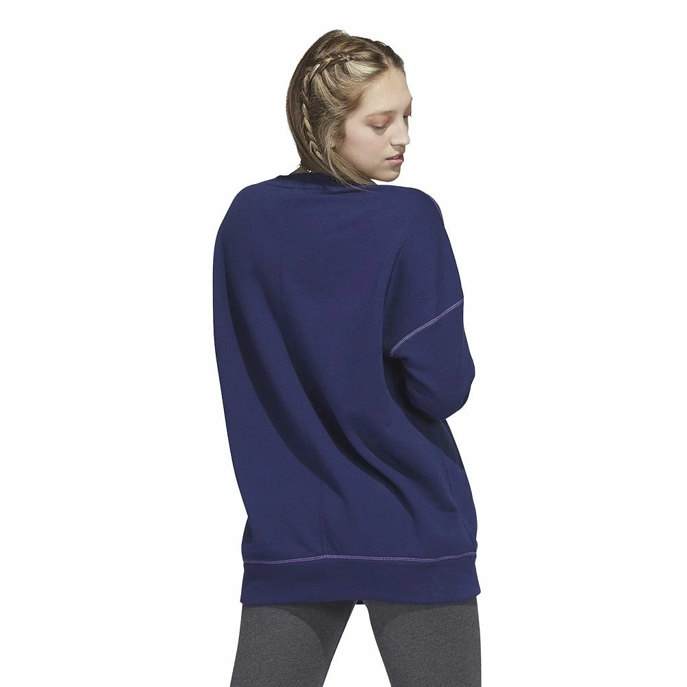 Women's adidas Sportswear Graphic Oversized Fleece Crewneck 6 Women's adidas Sportswear Graphic Oversized Fleece Crewneck - Image 6