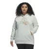 Plus Size adidas Bloom Fleece Hoodie