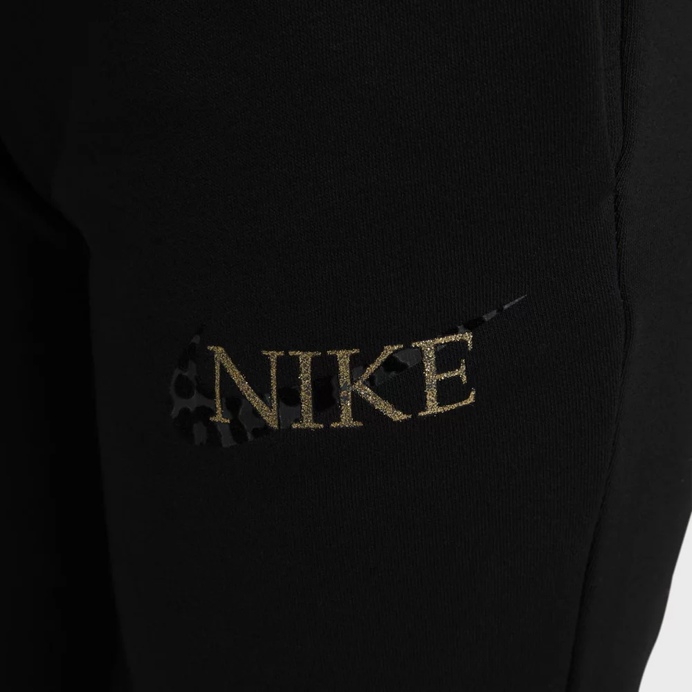 Women's Nike Sportswear Club Fleece Leopard-Print Logo Pants 8 Women's Nike Sportswear Club Fleece Leopard-Print Logo Pants - Image 8