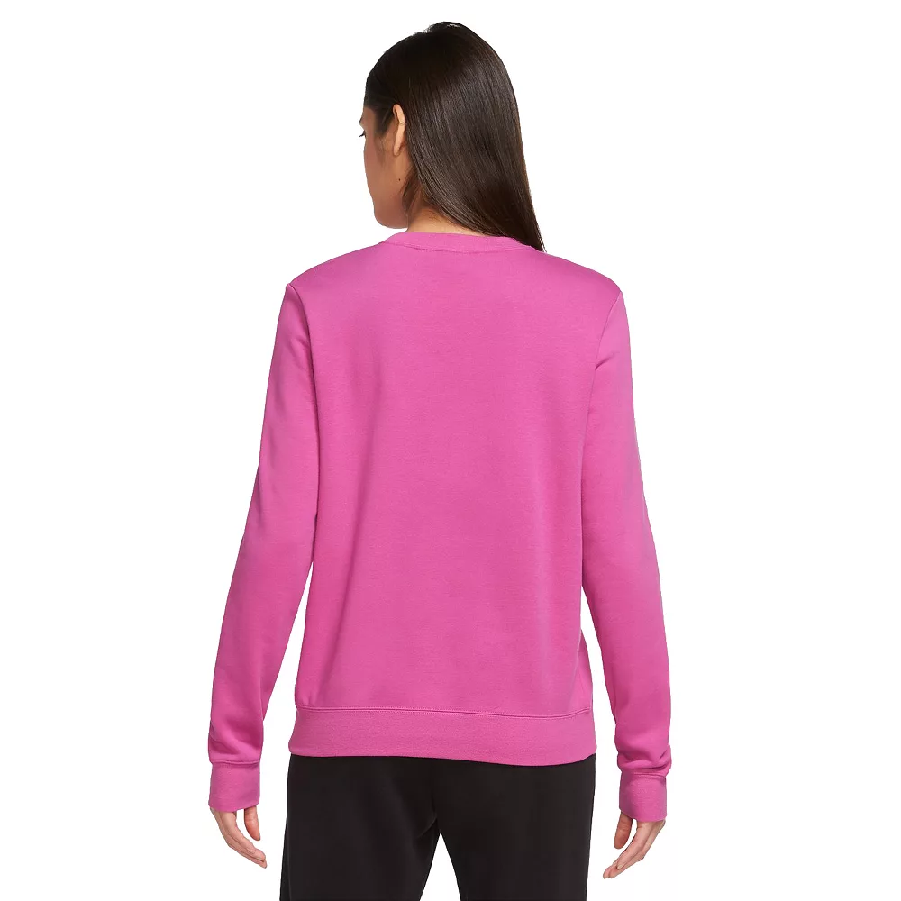 Women's Nike Sportswear Club Fleece Gingham Logo Sweatshirt - Image 4