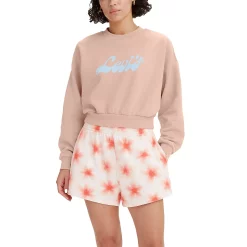 Women's Levi's® Cropped Graphic Logo Sweatshirt