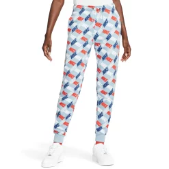 Women's Nike Sportswear Essentials Printed Fleece Midrise Pants
