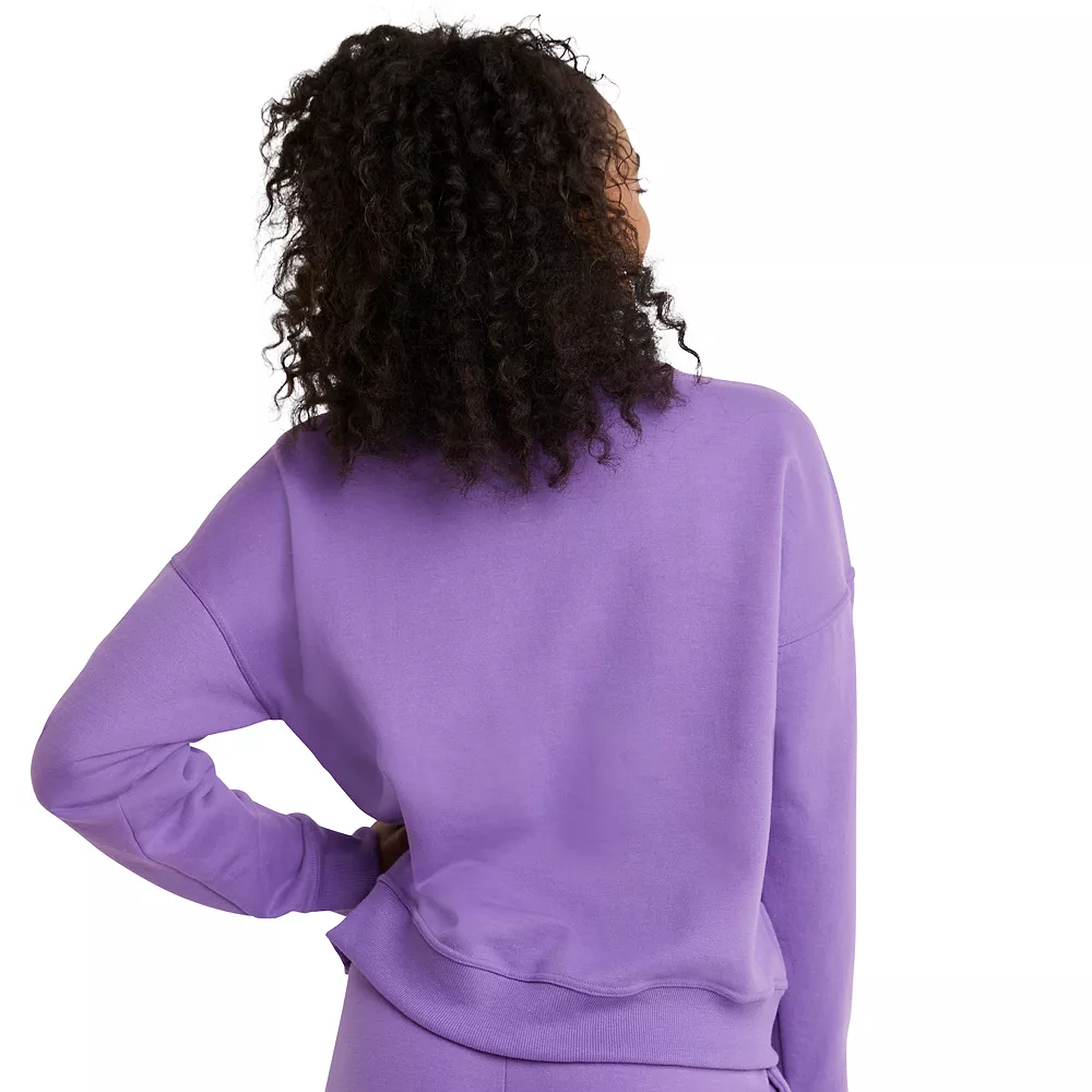 Women's Champion® Powerblend Fleece Crewneck Sweatshirt 6 Women's Champion® Powerblend Fleece Crewneck Sweatshirt - Image 6