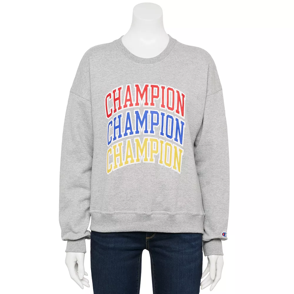 Women's Champion® Powerblend Fleece Crewneck Sweatshirt 5 Women's Champion® Powerblend Fleece Crewneck Sweatshirt - Image 5