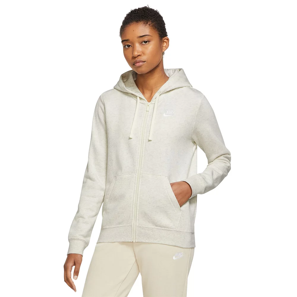 Women's Nike Sportswear Club Fleece Full-Zip Hoodie - Image 2