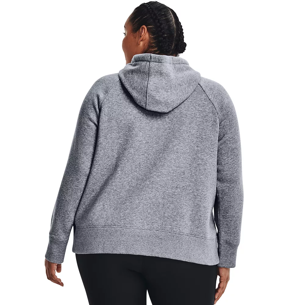 Plus Size Under Armour Rival Fleece Logo Hoodie 3 Plus Size Under Armour Rival Fleece Logo Hoodie - Image 3
