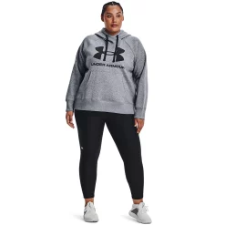 Plus Size Under Armour Rival Fleece Logo Hoodie 9 Plus Size Under Armour Rival Fleece Logo Hoodie -Vans Shop 6224971 ALT2