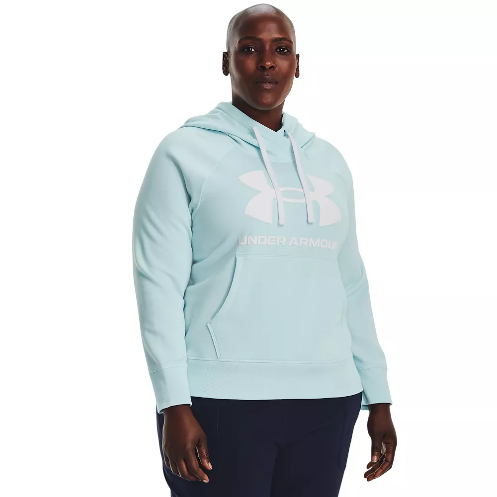 Plus Size Under Armour Rival Fleece Logo Hoodie 2 Plus Size Under Armour Rival Fleece Logo Hoodie - Image 2