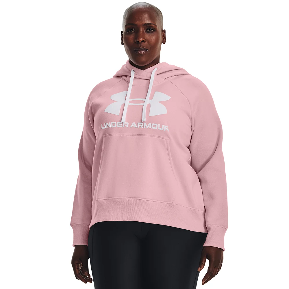 Plus Size Under Armour Rival Fleece Logo Hoodie 1 Plus Size Under Armour Rival Fleece Logo Hoodie